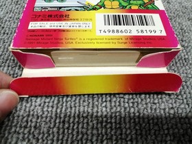 Konami Teenage Mutant Ninja Turtles 2 The Famicom Software