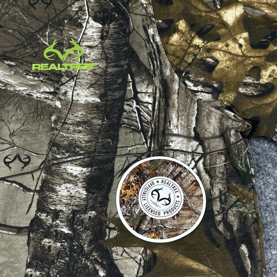 Realtree Xtra Camo Shirt Mens XL Short Sleeve NWT Green Logo Hunting Outdoor - Image 3 of 4