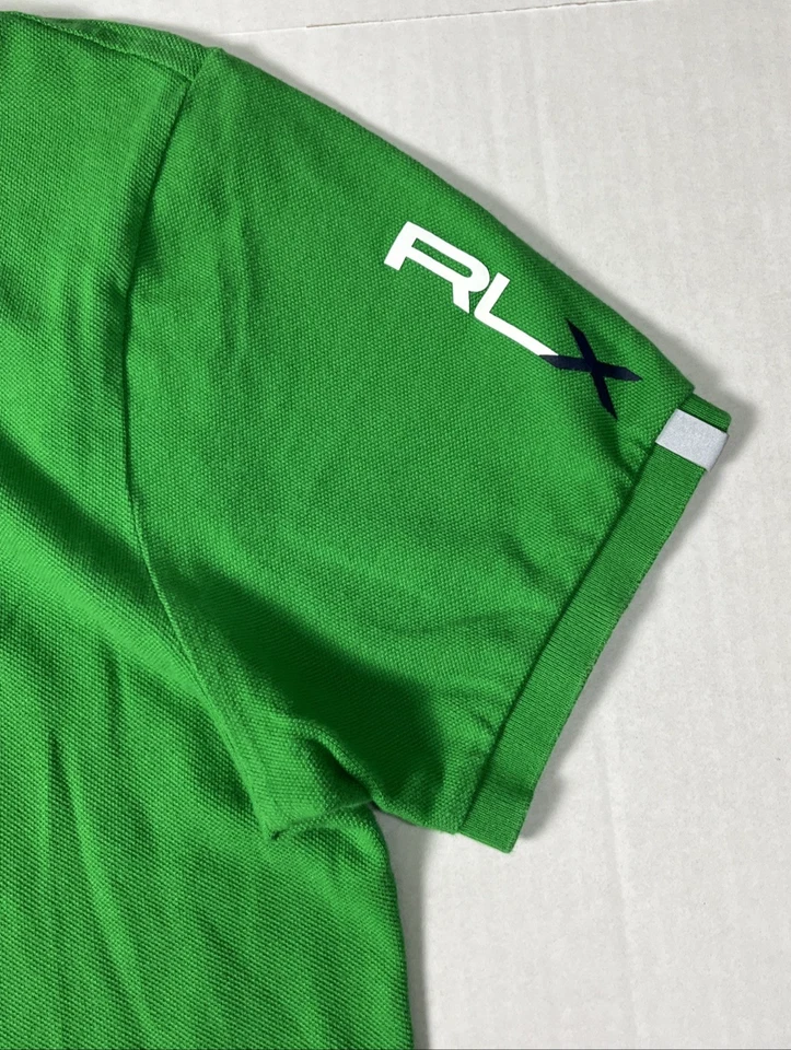 Polo Ralph Lauren RLX Offshore Racing Men’s Size XL Green Big Pony Short Sleeve - Image 3 of 4