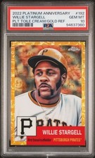 2022 Topps Chrome Platinum Anniversary #192 Willie Stargell PLT Toile Cream/Gold