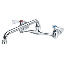 Krowne Silver Series 8" Center Wall Mount Faucet 10" Spout 12-810L