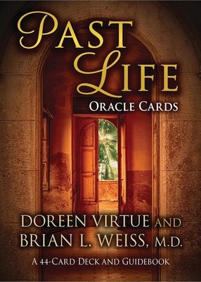 past life oracle cards~Doreen Virtue&Brian Weiss~44 cards+guidebook
