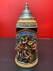 German ‘Zöller & Born’ Beer Stein, THREE MUSICIANS Handpainted NO. 650 — photo 1