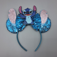 Disney Lilo Stitch 626 Mouse Ears Headband Sequin