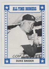 1980 TCMA All Time Brooklyn/Los Angeles Dodgers Blue Back Duke Snider HOF 0o9
