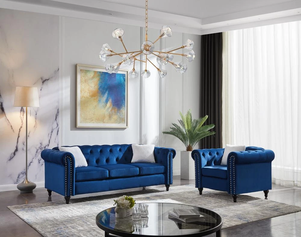 New Practical Modern 2 Piece Sofa Set 3 seater sofa and sofa chair