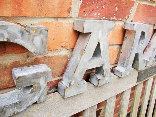 Garage Sign 3D metal letter set mancave wall sign shed workshop Garage VAC135 - Picture 6 of 14