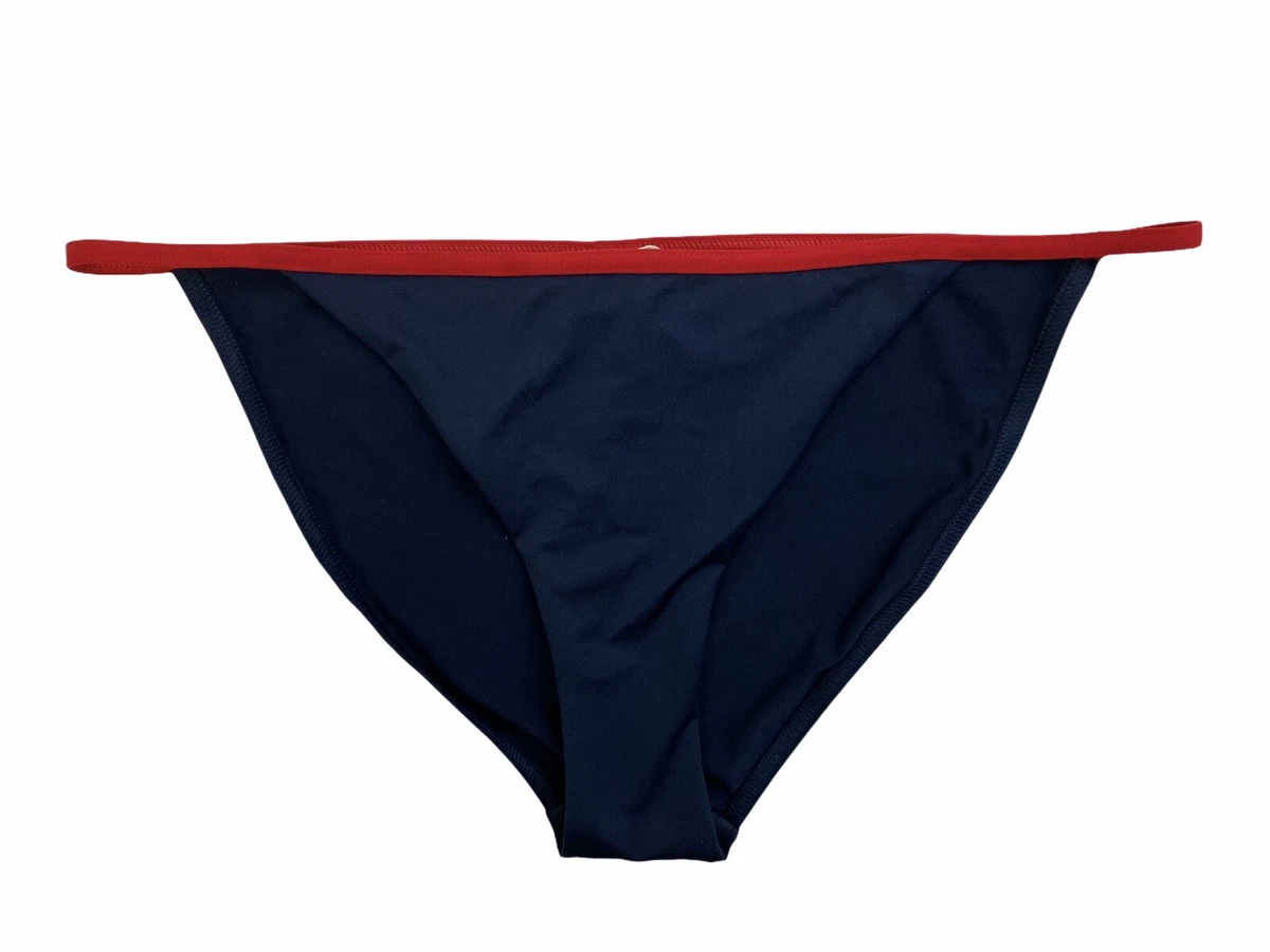 Pengeudlån foretrækkes femte Tommy Hilfiger Bikini Bottoms Cheeky - Navy Blazer - Large - RRP £34 - New  8719859640818 | eBay