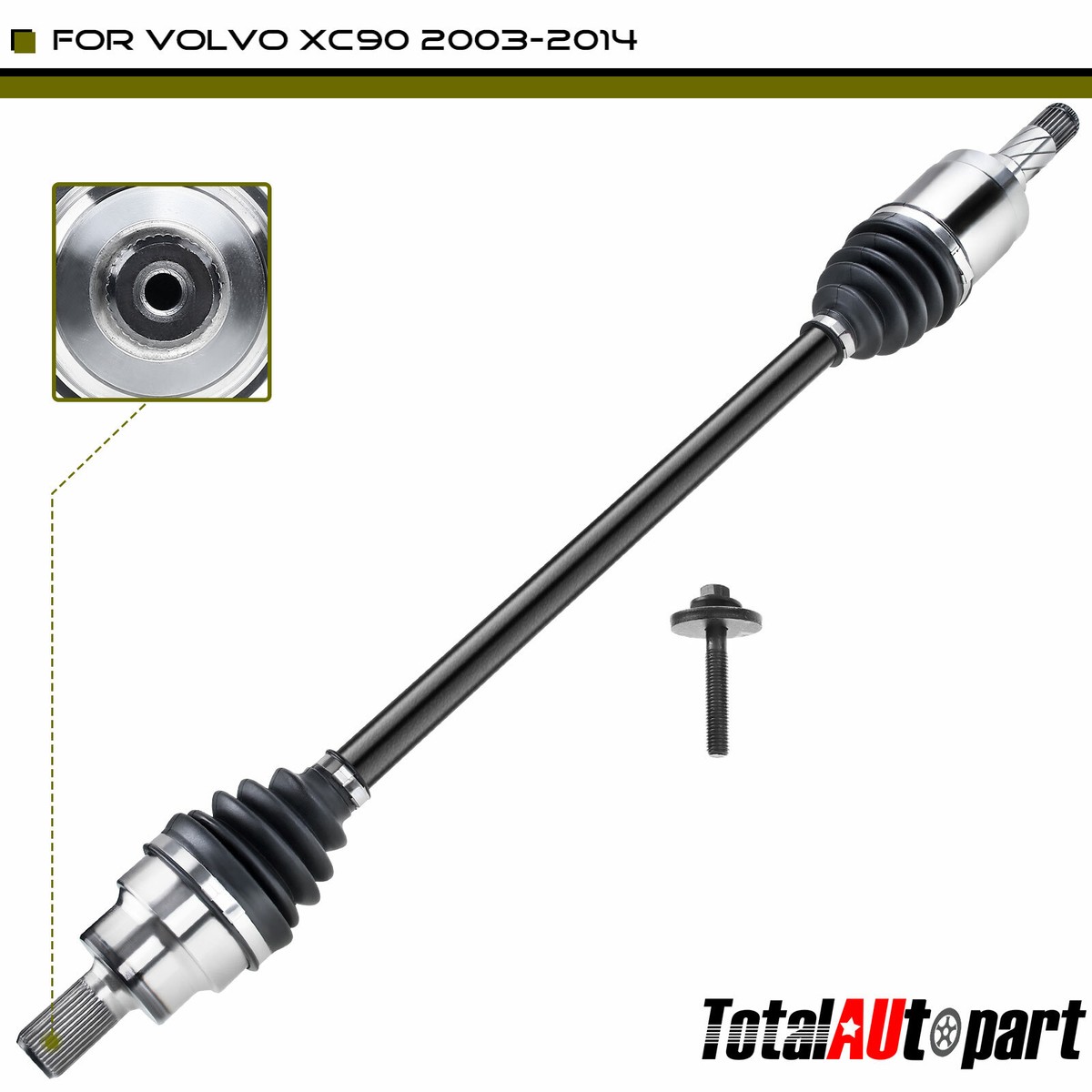 Distinction Ⅰ〜Ⅴ & structures Front OE Driveshaft Assembly, 29-1/8