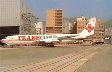 Postcard Airline TRANSCORP Boeing B.707-330C VR-HTC CC8.