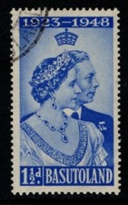 Basutoland 1948 King George VI 1½d Royal Silver Wedding SG36 Used