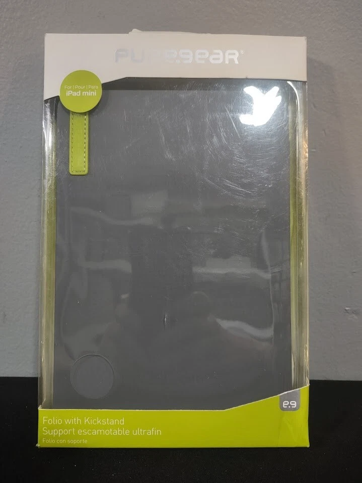 PureGear Apple IPad Mini Gray Green Folio Tablet Case Shell Slim Grip, Kickstand - Image 4 of 4