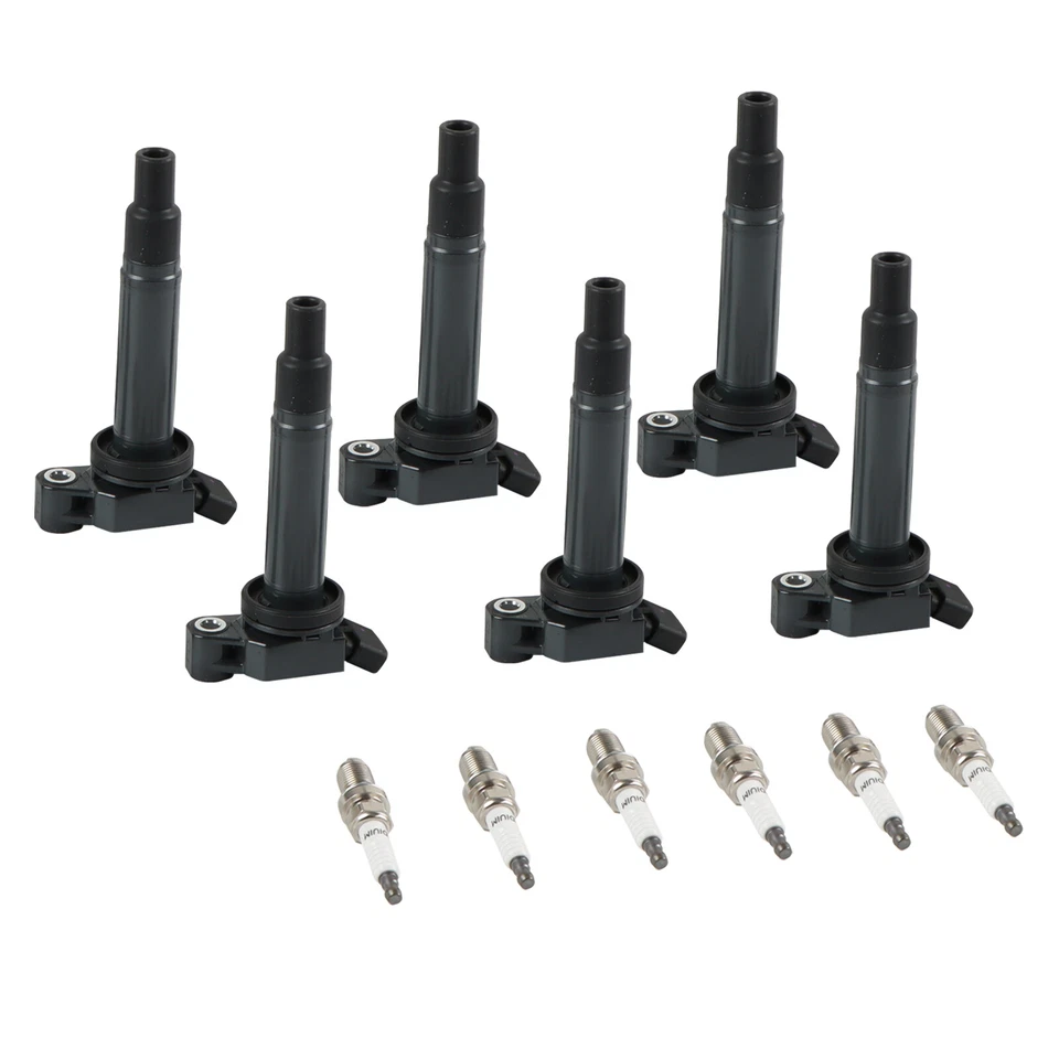 6X Ignition Coils + 6x Spark Plugs For Toyota Camry Avalon Sienna Lexus RX300 US - Image 3 of 4