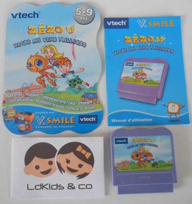 Jeu éducatif VTech V.Smile - Zezou Notre Ami Venu D'ailleurs - Console Enfant - Très Bon état