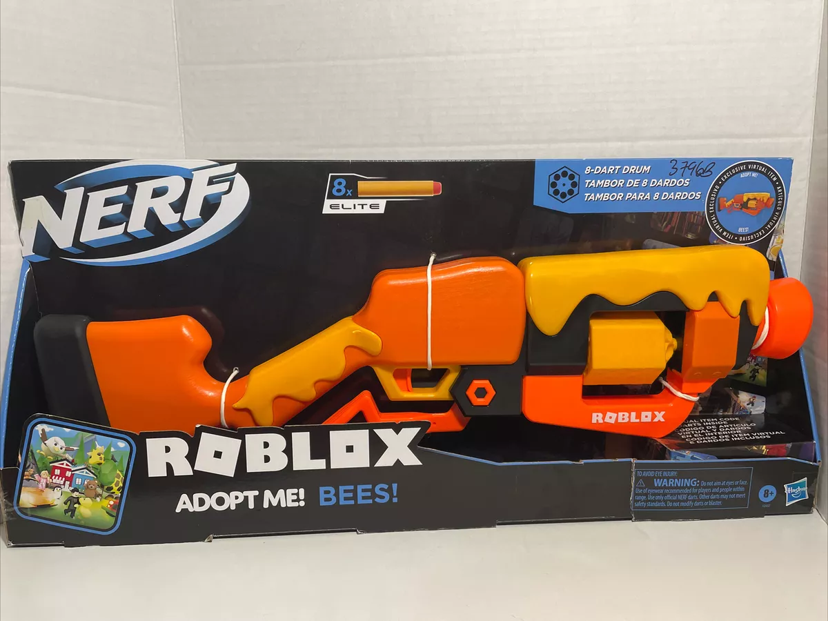 Lançador de Dardos Nerf Roblox Adopt Me BEES Blaster Hasbro F2487