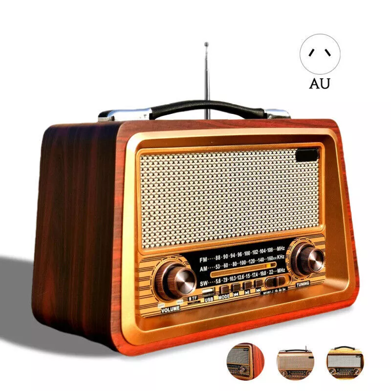 Bluetooth speaker that looks like hotsell old radio