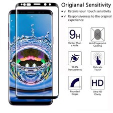 Full Cover Curved Tempered Glass For Samsung Galaxy S26 Ultra S25 S24 S9 Note 20