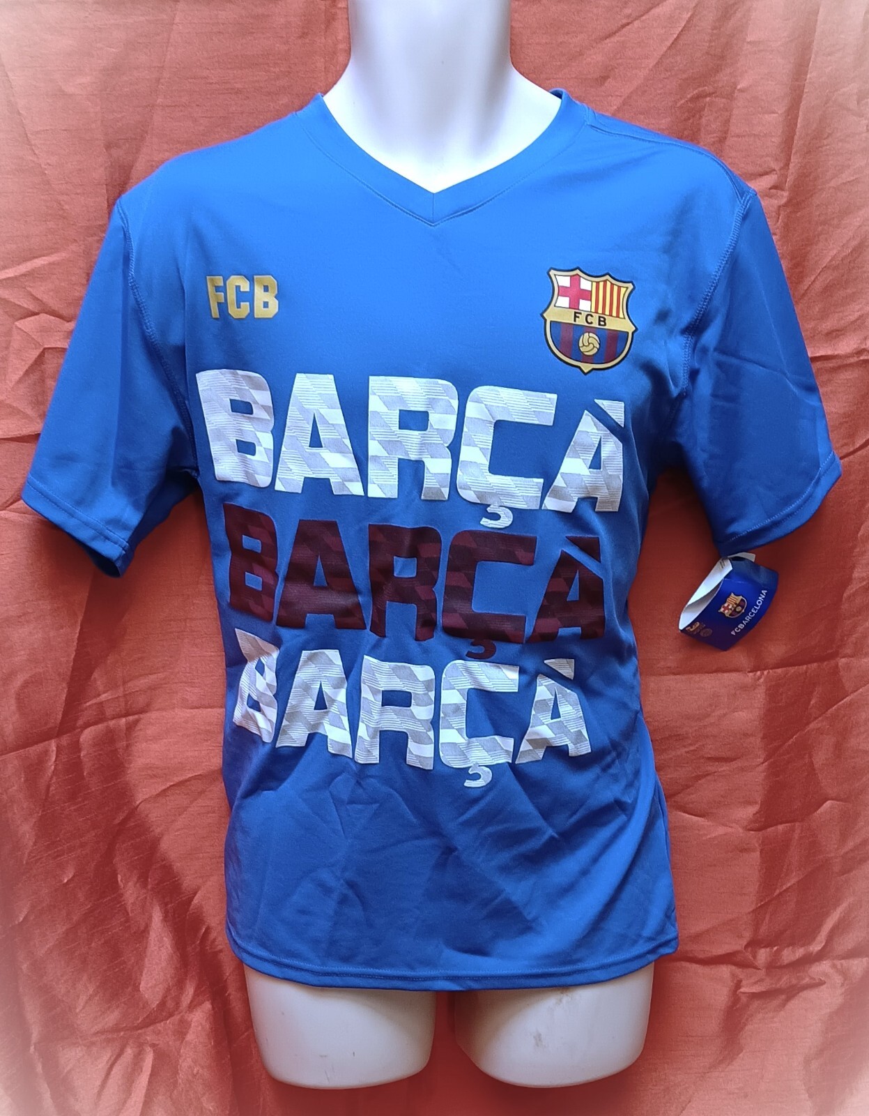 FC BARCELONA men's soccer jersey Men Official Merchandise Size L