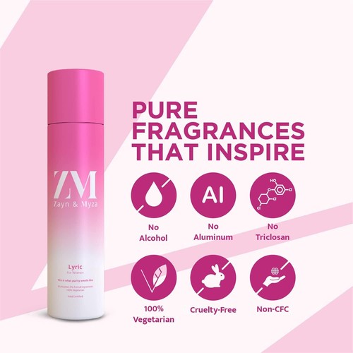 Zayn & Myza Lyric Deodorant Gel For Women 150ml - Picture 4 of 8