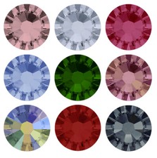 Superior PRIMERO Flat Back 2058 Foiled Glue Fix All Sizes Colors Rhinestones