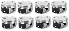 SILVOLITE Dished w/2vr Pistons Set/8 for SOME 2006-2018 Chevy 6.0L LS STANDARD