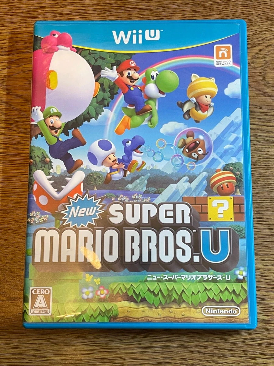 Nintendo Wii U Japanese Japan NEW SUPER MARIO BROS.U | eBay