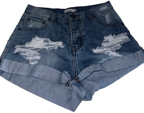 Short Jean Blanc Vince Camuto Retroussé - Taille 26 (US 2), Neuf Avec étiquettes, Longueur 4 Pouces