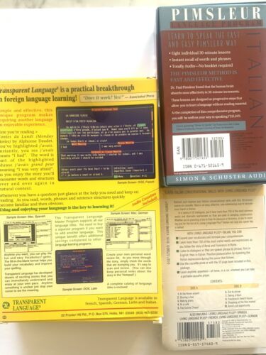 TRANSLATION LANGUAGE ITALIAN Cassette Tapes+ PIMSLEUR + LIVING LANGUAGE- NEW! - Picture 2 of 2