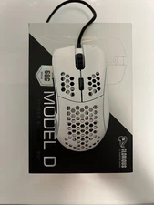 Glorious Model D Gaming Mouse | Matte White | RBG | 12,000 DPI | Lightly Used