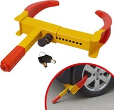 Heavy Duty Car Tyre Wheel Lock Clamp Anti Theft Trailer Caravan Security Locking