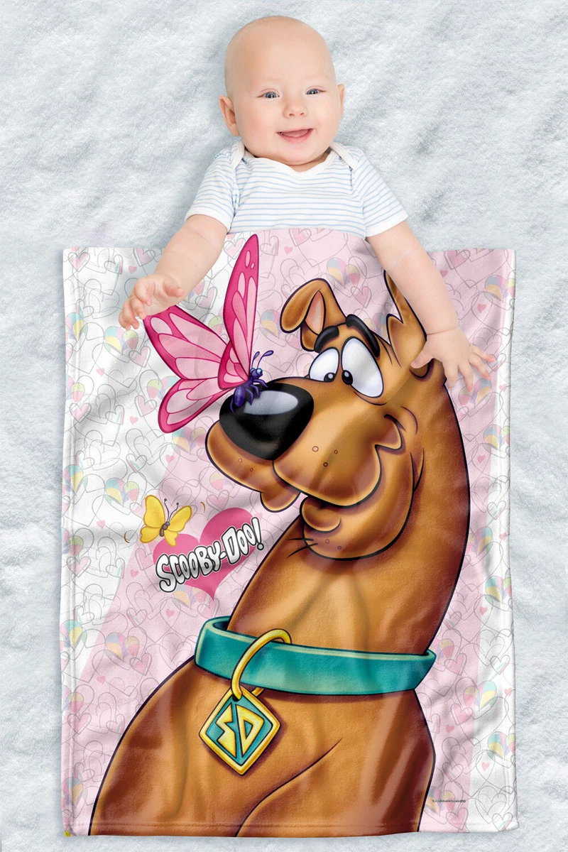 Scooby Doo Soft Fleece Baby Blanket Cozy Crib Throw 30