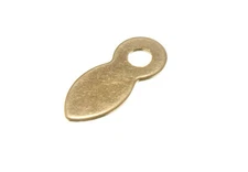 New 500 X Picture Turn 19mm ( 3/4 Inch ) EB Brass Plated - Onestopdiy - HD
