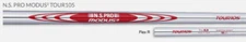 Mint Nippon NS PRO MODUS³ TOUR105, .355 Taper, R Flex, #8 Iron Shaft