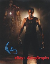 ROBERT DOWNEY JR... Superhero: Iron Man - SIGNED ROBERT DOWNEY JR... Superhero: Iron Man - SIGNED