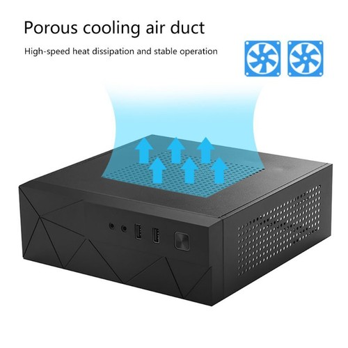 Mini ITX Micro for Case Theater Personal Computer Chassis microserver host Chass - Afbeelding 7 van 8