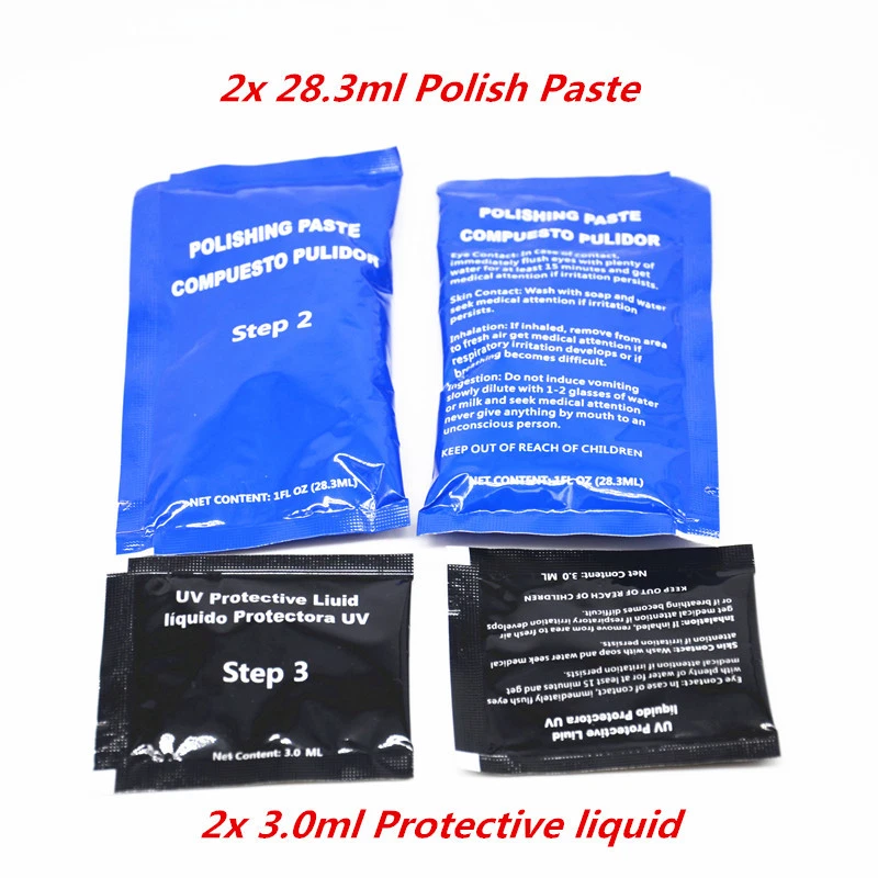 Car Suv Headlight Headlamp Lens Restoration Plastic Polishing Buffing Tool Kit - Image 4 of 4