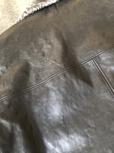 2008AW John Galliano Barnstormer leather jacket Astrakhan fur collar margiela - Picture 8 of 12