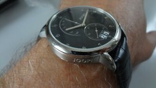 JOOP Uhr 4423 mit retrogradem Wochentag in SCHWARZ, Gehäuse offen, ohne Batterie
