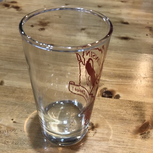 Vintage Wisconsin Milk’s An Easy Choice Glass Drink Tumbler 5.5” Thick Base - Picture 3 of 7