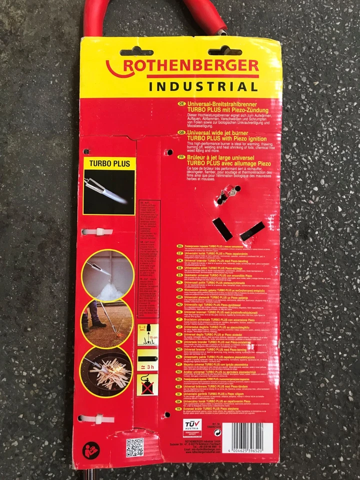 Rothenberger Industral Ökogärtner Premium ohne Gas Unkrautvernichter Brenner - Bild 3 von 3