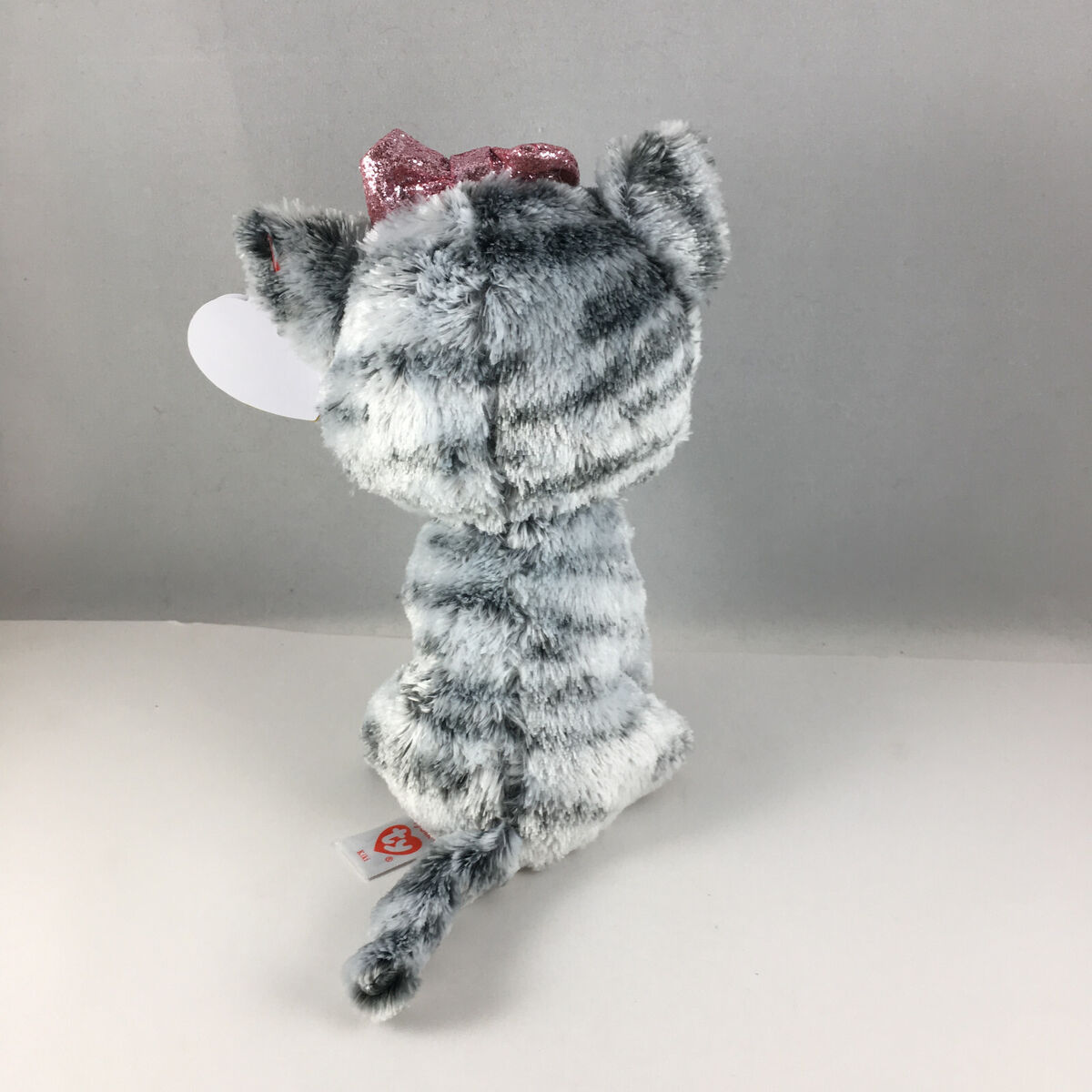 TY Beanie Boos - KIKI the Grey Cat (6 Inch) Plush Stuffed TY Beanie Boos - KIKI the Grey Cat (6 Inch) Plush Stuffed