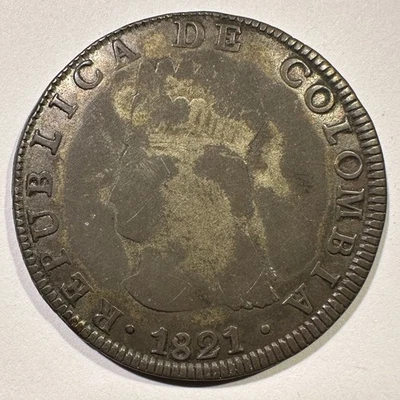 外国銀貨　コロンビア　8R銀貨　1821年Ba ＪF 1821 Year Colombia Coins for sale | eBay
