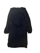 Lauren Ralph Lauren Women’s Size 8 Navy Knit Wrinkle-Free Knee-Length Dress