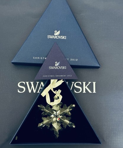 NIB Swarovski Annual Ed. 2012 Snowflake Large Crystal Ornament Damaged #1125019 - Picture 2 of 13
