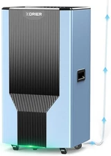 XDRIER MAX260P Dehumidifier with Pump Drain Hose Energy Star 2,600 Sq.Ft