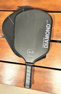 Paleta Pickleball Six Zero Double Black Diamond 14 mm