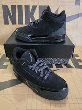 Air Jordan 3 Retro GS Black Cat DM0967-001 Size 4Y Women's Size 5.5