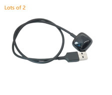 2pcs 60cm Fitbit Versa 3 Sense Smart Watch USB Magnetic Cable Charger base