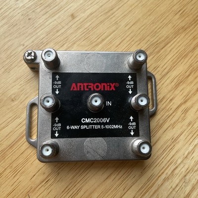 Antronix 6-way RG6 Splitter Coaxial Signal CMC2006V Cable HDTV 1GHz 1002MHz