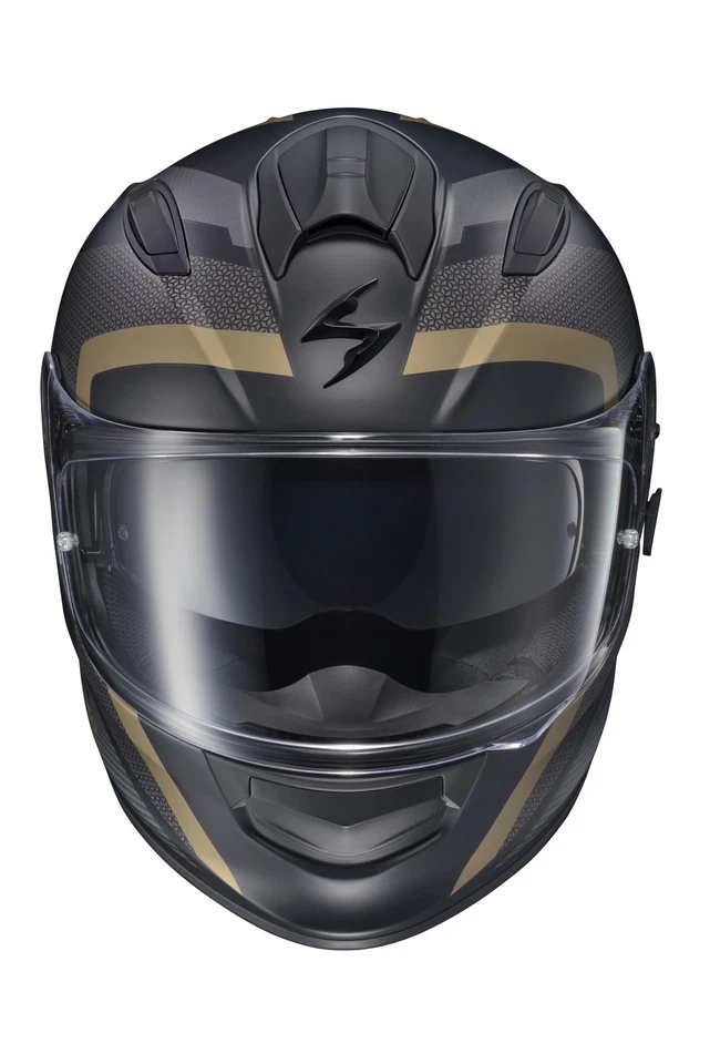 SCORPION EXO Ryzer Full Face Helmet Evolution Gold 2x RYZ-2057 - Image 4 of 4
